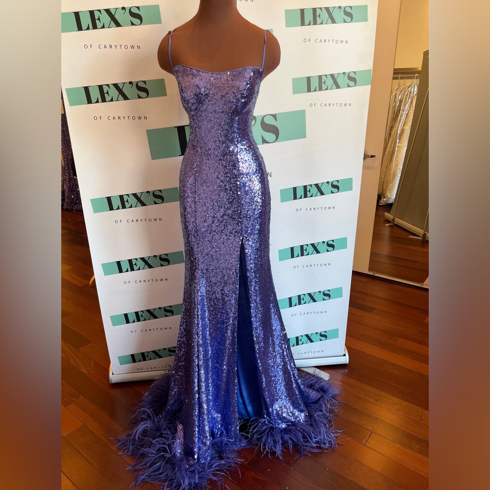 Stunning Periwinkle Sequin Gown